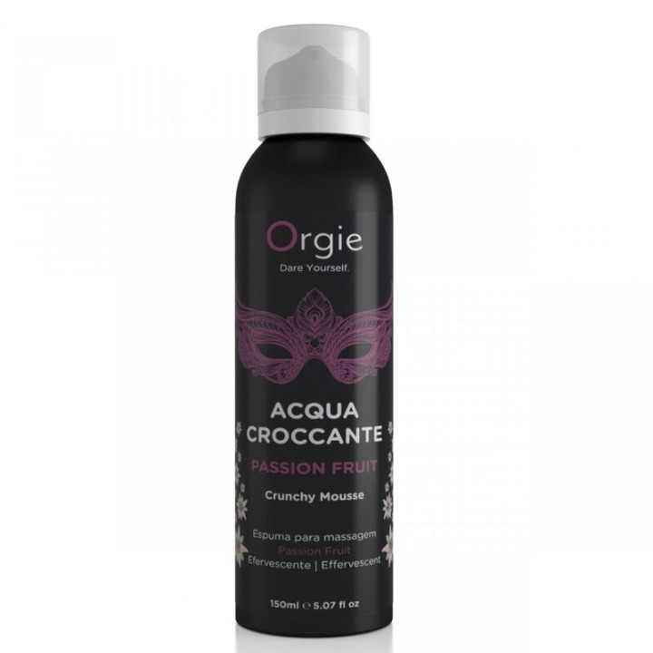 Orgie - Acqua Croccante Espuma Crujiente Maracuyá Para Masaje 150 ml