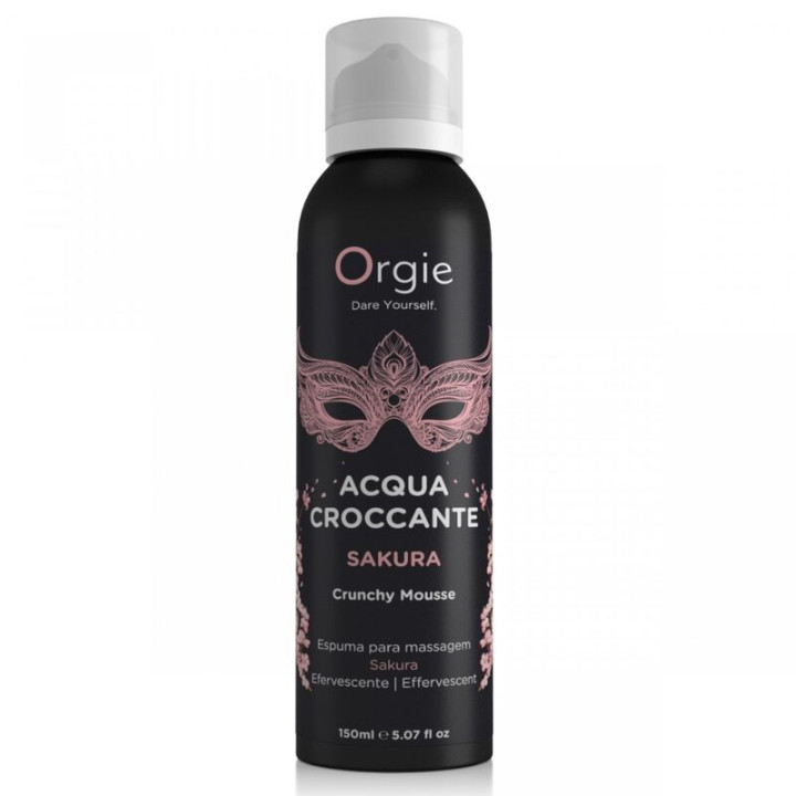 Orgie - Acqua Croccante Espuma Crujiente Sakura Para Masaje 150 ml