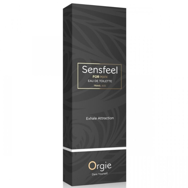 Orgie - Sensfeel Eau de Toilette Con Potenciador de Feromonas Tamaño Viaje Para Hombre 10 ml
