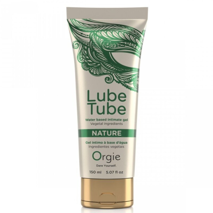 Orgie - Lube Tube Nature Gel Íntimo Base Agua Con Ingredientes Vegetales 150 ml