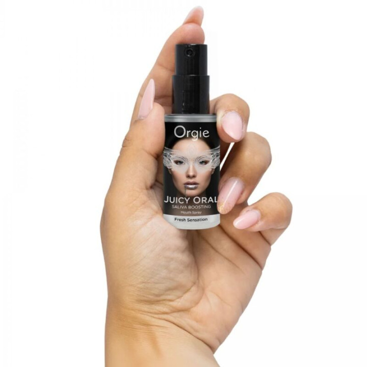 Orgie - Juicy Oral Spray Bucal Estimulante de Saliva Sabor Menta 15 ml