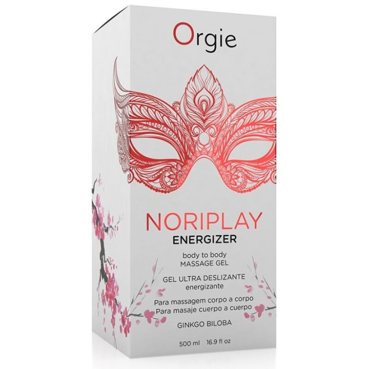 Orgie - Noriplay Energizer Gel Nuru Estimulante Para Masaje Cuerpo a Cuerpo 500 ml