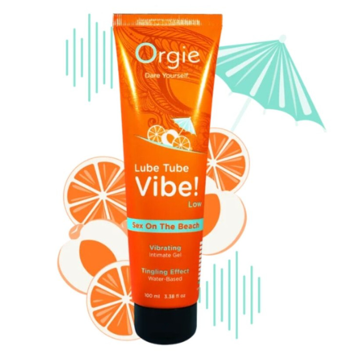 Orgie - Lube Tube Vibe! Sex on The Beach Gel Íntimo Besable Efecto Hormigueo Suave 100 ml