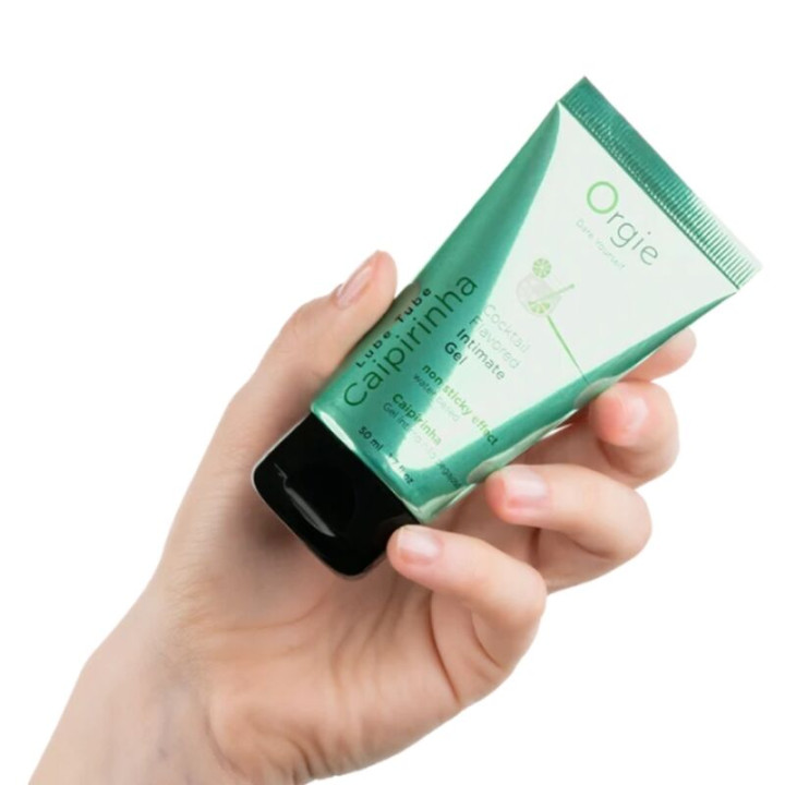 Orgie - Lube Tube Cocktail Caipirinha Gel Íntimo Besable Base Agua 50 ml