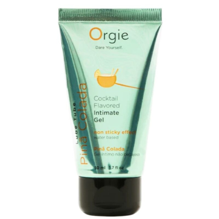 Orgie - Lube Tube Cocktail Piña Colada Gel Íntimo Besable Base Agua 50 ml