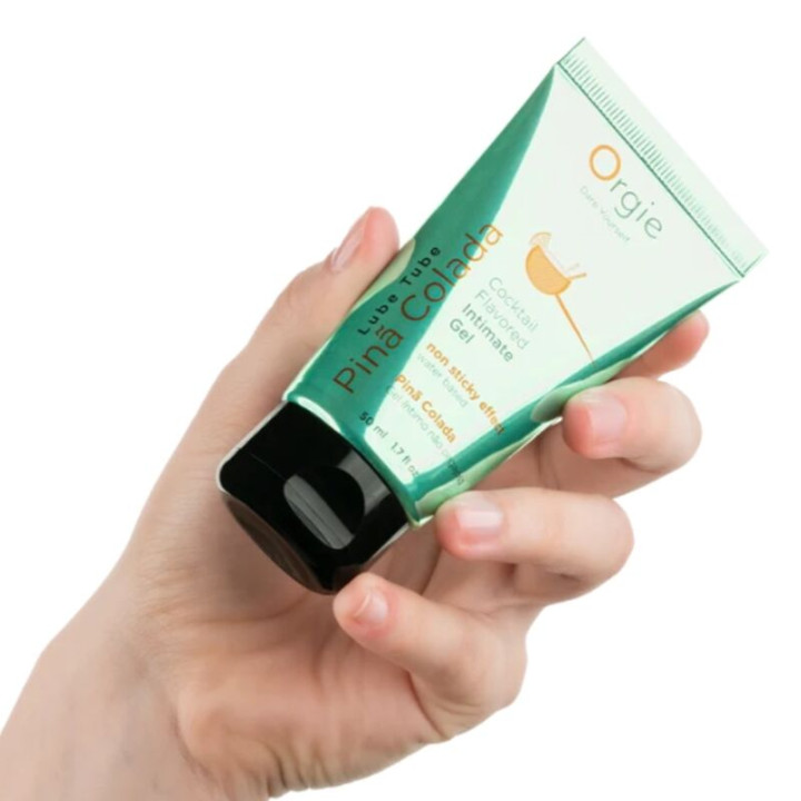 Orgie - Lube Tube Cocktail Piña Colada Gel Íntimo Besable Base Agua 50 ml