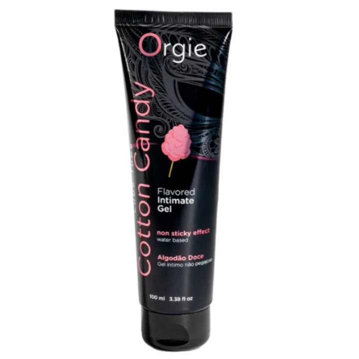 Orgie - Lubricante Gel Íntimo Besable Base Agua Algodón de Azúcar 100 ml