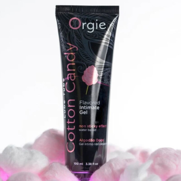Orgie - Lubricante Gel Íntimo Besable Base Agua Algodón de Azúcar 100 ml