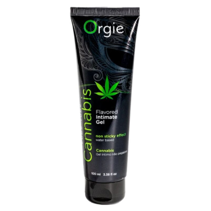 Orgie - Lube Tube Cannabis Gel Íntimo Besable Base Agua 100 ml