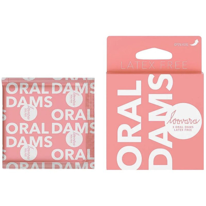 Loovara - Oral Dams Barreras Orales Sin Látex 3 Uds