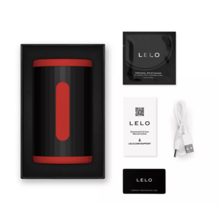 Lelo - F2s Double Sonic Masturbador Masculino Con Doble Estimulación Sónica Rojo