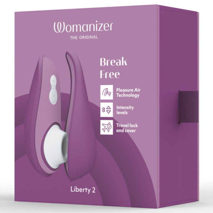 Womanizer - Liberty 2 Estimulador de Clítoris Por Succión 8 Niveles Morado
