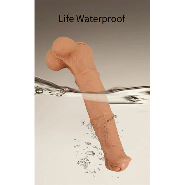 Pretty Love - Benoit Dildo Realista Tacto Suave Con Piel Deslizante 38,5 cm Natural