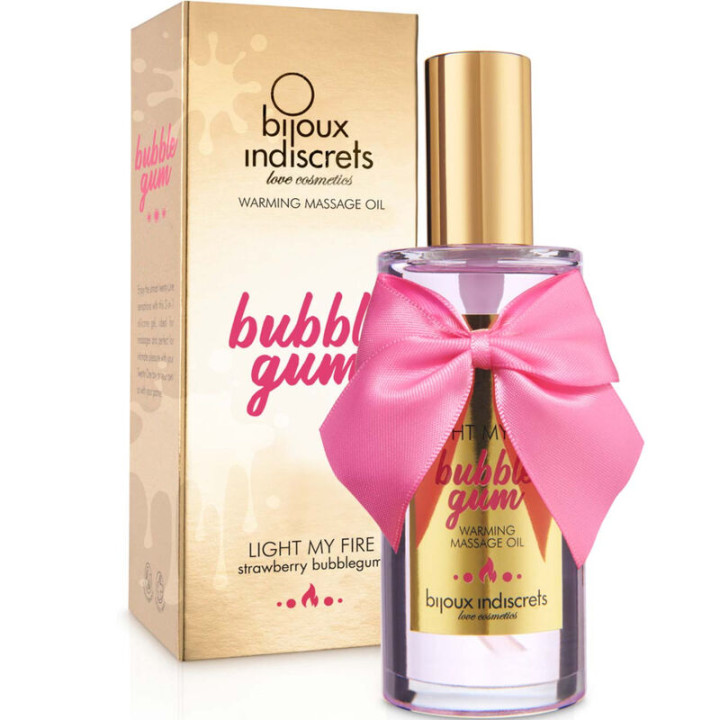 Bijoux - Indiscrets Light my Fire Massageöl Wrmeeffekt Gum-Geschmack
