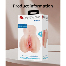 Pretty Love - Vespera Masturbador Vagina Realista de Silicona Compacto Natural