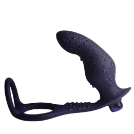 Rocks-Off - Nova Zenturian Plug Prostático Vibrador Con Anillos 16 Modos Azul Oscuro