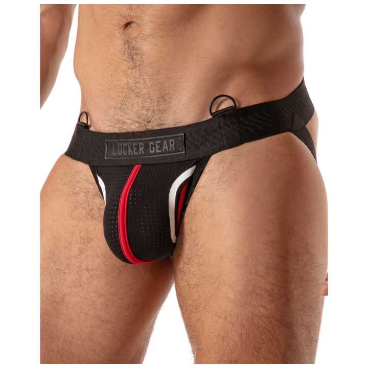 Locker Gear - Piston Jockstrap Rojo m