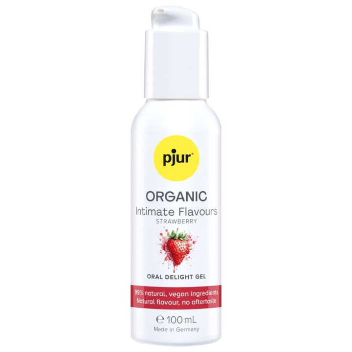 Pjur - Organic Intimate Flavours Gel Íntimo Oral Sabor Fresa 100 ml