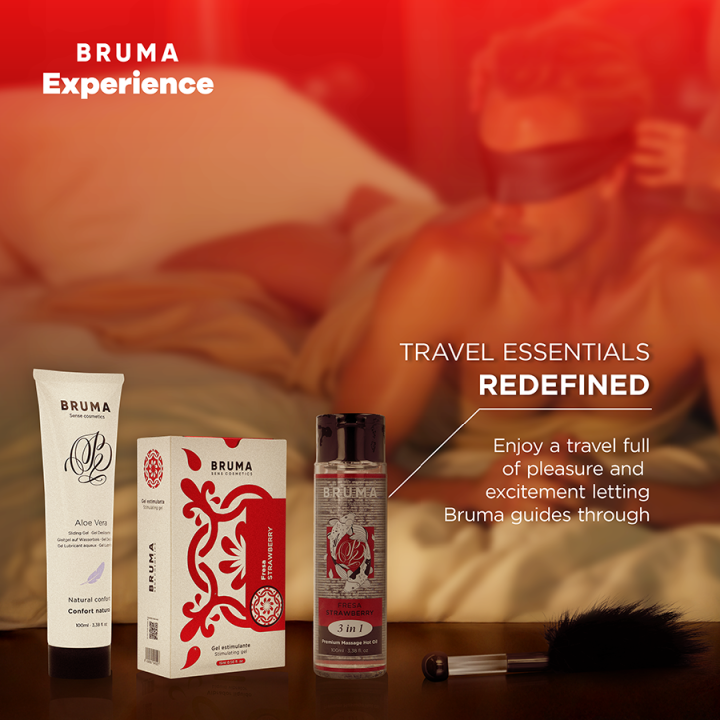Bruma Xperience - Süsse Erdbeere Versuchungsset Mit Orgasmusverstärker