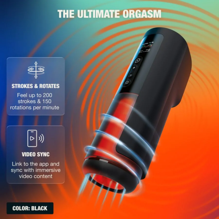 Arcwave - Ion 2 Masturbador Masculino Con Estimulación Por Ondas de Aire Negro