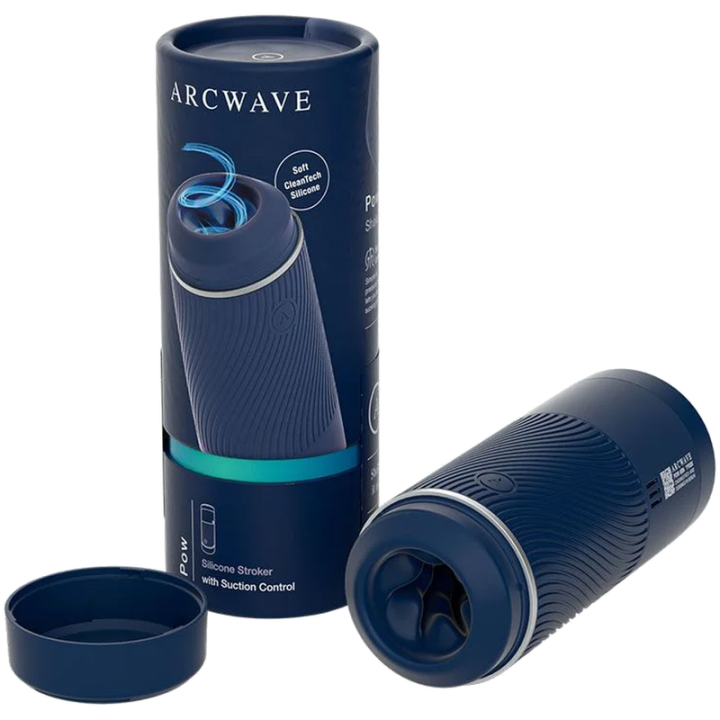 Arcwave - Pow Masturbador Manual Con Control de Succión Azul