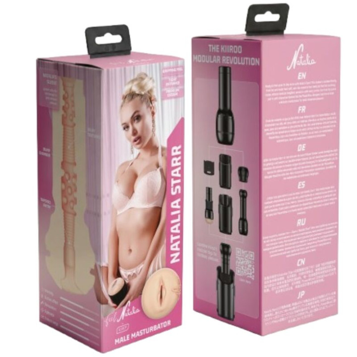 Kiiroo - Natalia Starr Masturbador Masculino Anal Realista Con Textura Interior