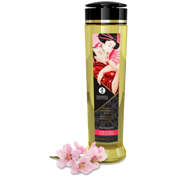 Shunga - Passion Aceite de Masaje Erótico Flor de Cerezo 240 ml