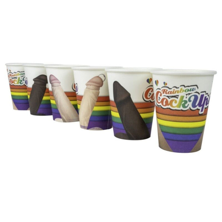 Spencer & Fleetwood - Cockups Set de 6 Vasos de Fiesta Con Dibujos de Penes