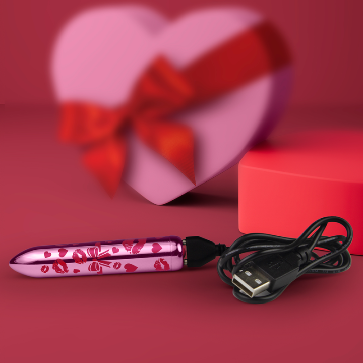 Rocks-Off - Gifting Love Mini Vibrador Bala Recargable Con 16 Funciones Rosa