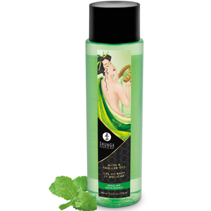 Shunga - Gel de Banho e Duche Sensual Hortelã 370 ml