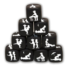 Diablo Picante - Jeu de Dés de Posture Noir
