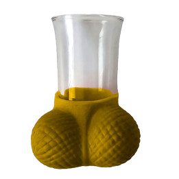 Diablo Picante – Goldenes Schnapsglas