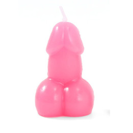 Diablo Picante - Bougie en Forme de Pénis de Couleur Fuchsia