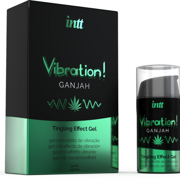 Intt - Powerful Intimate Stimulant Liquid Vibrating Gel Cannabis 15ml