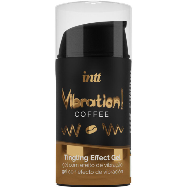 Intt - Poderoso Gel Vibrante Líquido Estimulante Íntimo Café 15ml