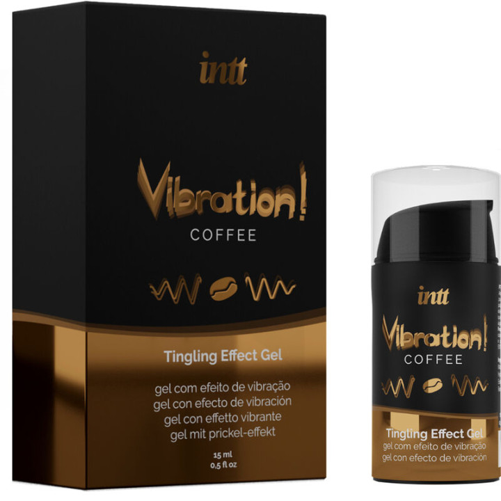 Intt - Poderoso Gel Vibrante Líquido Estimulante Íntimo Café 15ml