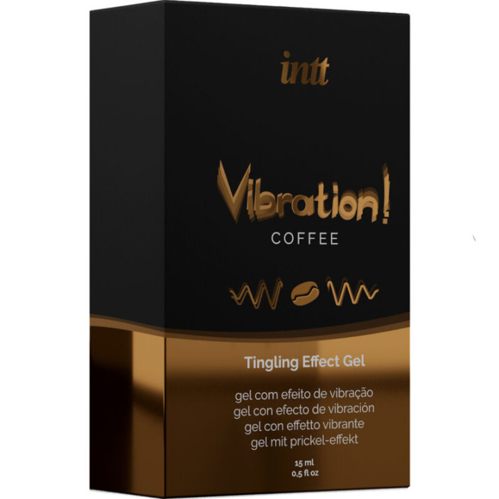 Intt - Powerful Intimate Stimulant Liquid Vibrating Gel Coffee 15ml