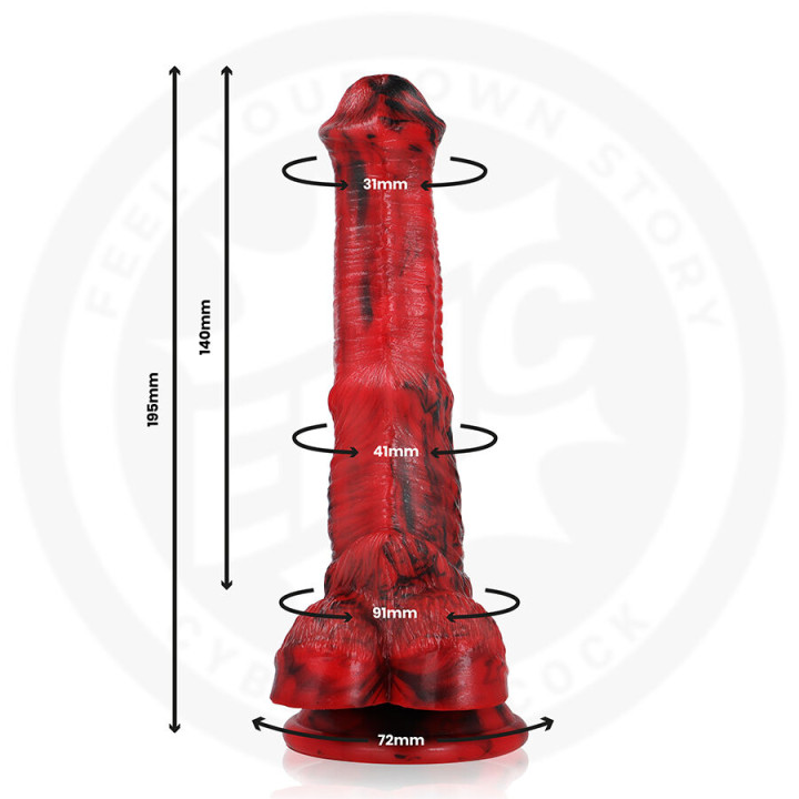 Epicki - Dildo Vulcanus Nocny Smok