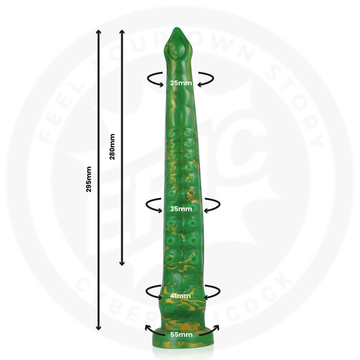 Epic - Dildo Hylos Zielony Błysk
