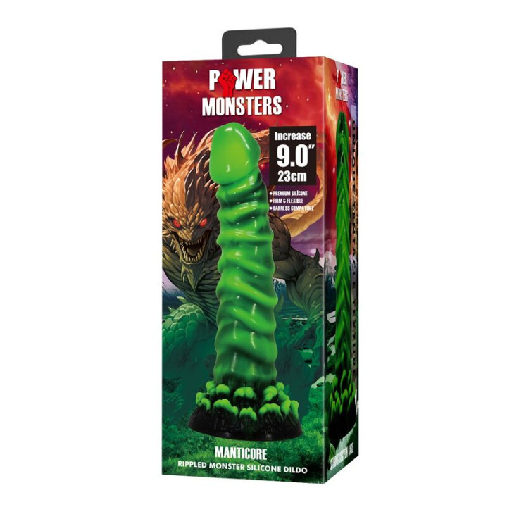 Power Monsters - Manticore Fantasy Silicone Dildo 23 cm ø 5 cm