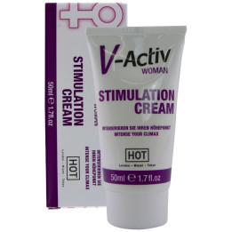 Hot - v-Activ Stimulationscreme Für Frauen 50 ml
