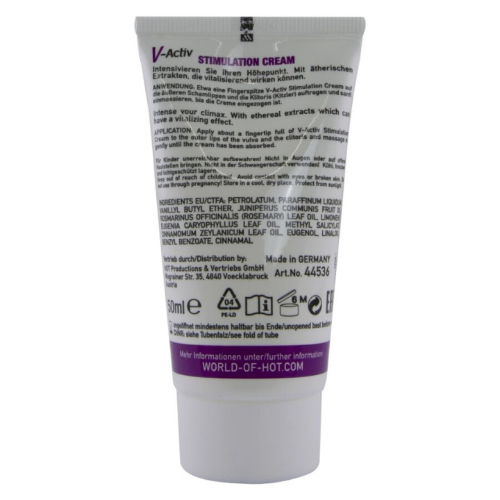 Hot - v-Activ Stimulation Cream For Women 50 ml
