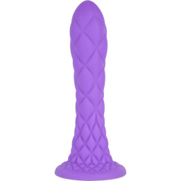 Silexd - Dreamy Dildo Fantasy Silicone Líquido Termorativo Violeta 18,5 cm