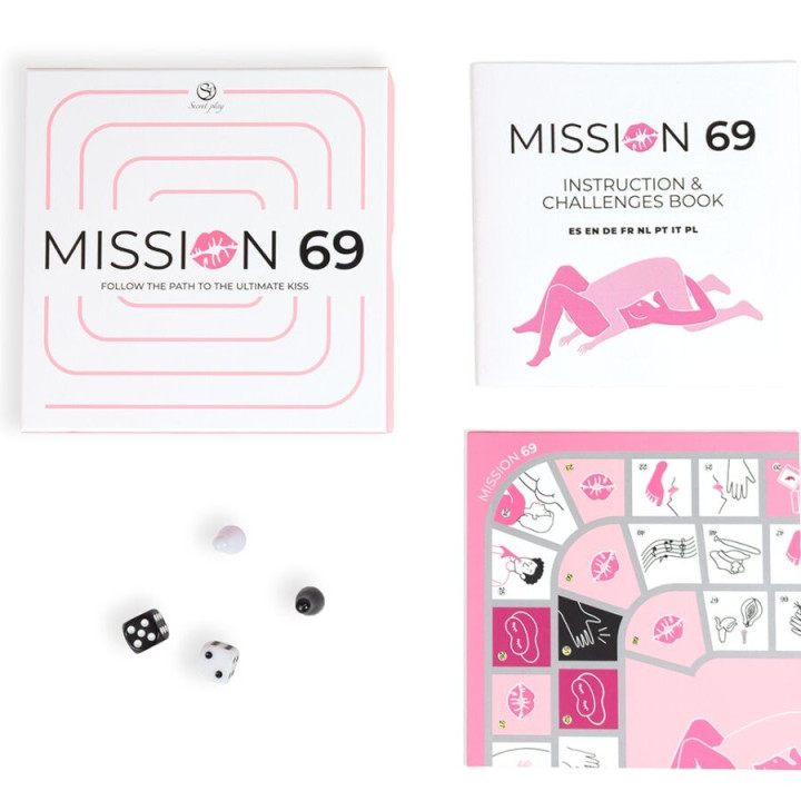 Secret Play - Gioco da Tavolo Per Coppie "Mission 69"