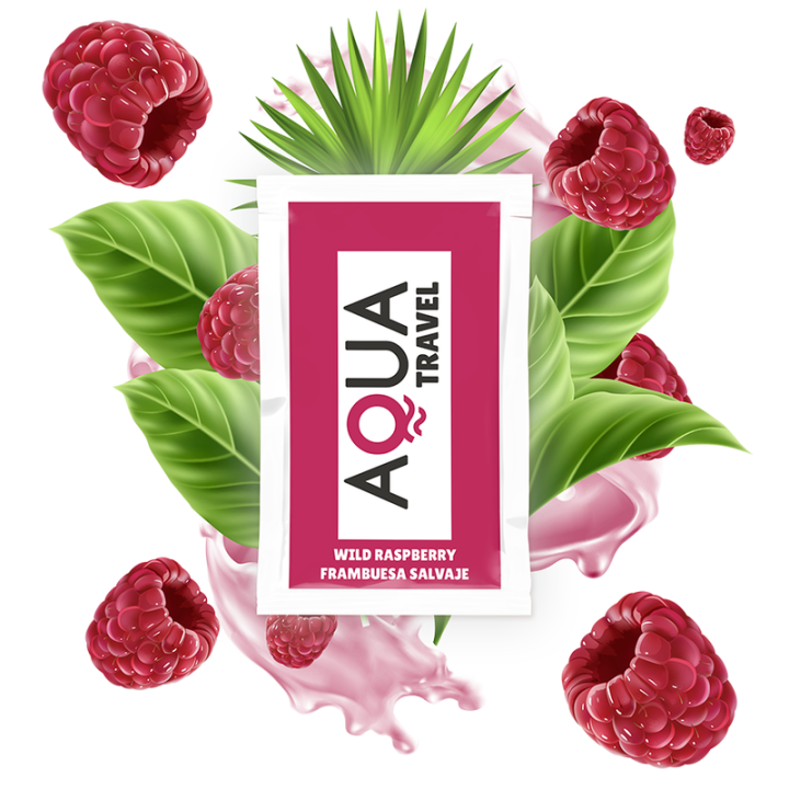 Aqua Travel - Wild Raspberry Flavour Waterbased Lubricant 6 ml