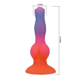 Power Monsters - Dildo de Silicone Hercules Fantasy 21,5 cm ø 5 cm