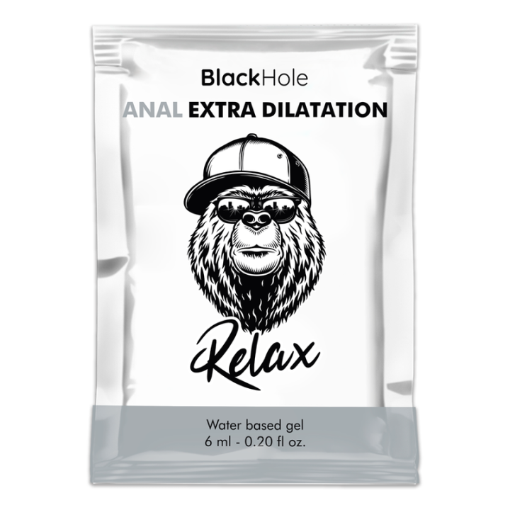 Black Hole - Gel à Base d'Eau Extra Dilatation 6 ml Dose Unique