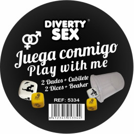 Diablo Picante - Würfelspielplatz + Hetero-Positionen Mit Becher