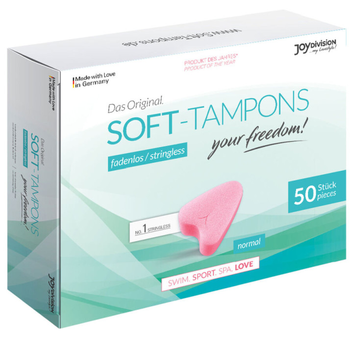 Joydivision Soft-Tampons - Oryginalne Miekkie Tampony 50 Uds