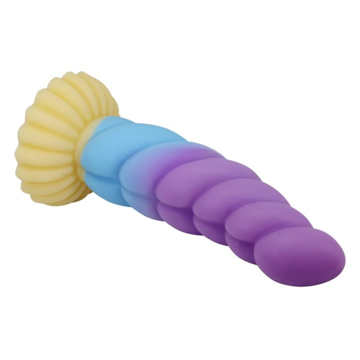 Power Monsters - Unicorn Dildo Tricolor 22 cm ø 5 cm